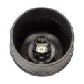 Engine Oil Filter Cover For Hyundai Genesis 2009 2010 2011 2012 2013 2014 Black Housing Plastic Rubber Steel Replacement 