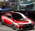 2008-2017 Lancer Evo X 10 Mr Blk Black Front Rear Folding Ring Screw On Style Racing Tow Hook 