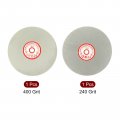Uxcell 6-inch Grit 240 400 Diamond Coated Flat Lap Wheel Grinding Sanding Polishing Disc 2pcs
