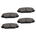Front D1211 Ceramic 4pcs W Hardware Disc Brake Pad Set 