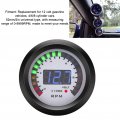 Car Tachometeri Digital Tachometer 52mm 2in 0a 9999 Rpm Replacement For 12v 4 6 8 Cylinder Gasoline Vehicles
