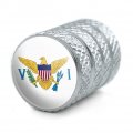 Virgin Islands Us Territory Flag Tire Rim Wheel Aluminum Valve Stem Caps