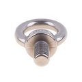 2 Pieces 304 Stainless Steel M12 Ring Eye Bolts Male Thread Machinery Lifting Rings M12x1 75 Size Silver Finish 