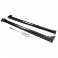 Hecasa Side Skirts Compatible With 2012-2015 Honda Civic 4-door Sedan Spoiler Extension Splitter Panel Pair Black
