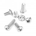 140pcs 10-32 304 Screws And Nuts Stainless Steel Ph Pan Head Kit Assortment Set 