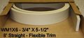 Flexible Moulding Flatstock Wm1 X 6-3 4 5-1 2 8ft Length Trim 