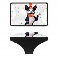 Cute Boston Terrier Crystal Glass Drawer Knob Pull Ergonomic Furniture Cabinet Handle For Kitchen Dresser Cupboard Wardrobe 