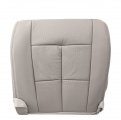 2007-2013 Lincoln Navigator Ultimate Perforated Leather Seat Bottom Cover Gray 