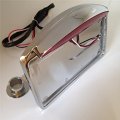 Smt-side Mounted License Plate Assembly Chrome Led Tail Brake Light Chrom B00ruehfde