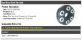 Rear Drive Shaft Flex Joint Compatible With 2007-2010 Bmw X3