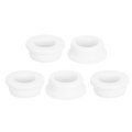 5pcs Rubber Grommets 33mm Drill Hole 24mm Id Top Hat Grommet White Silicone Plug Gasket For Wiring Automotive 