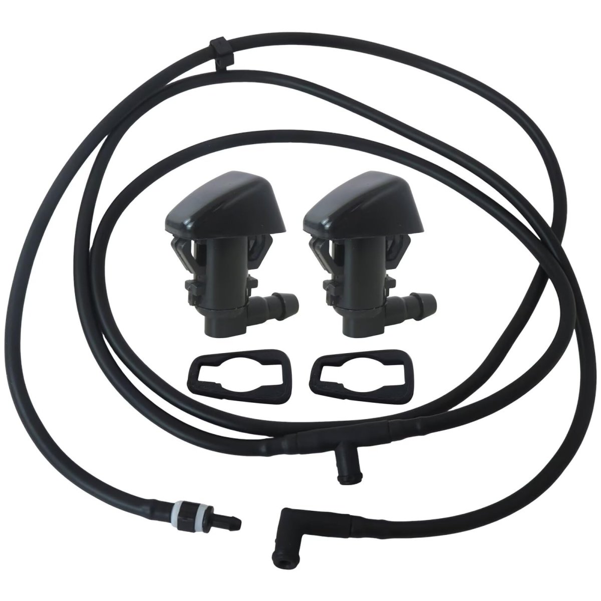 Windshield Washer Nozzle And Jet Hose Kit Replace Bc3z-17603-a Bc3z-17k605-b Fit For 2012-2016 F-ord F250 F350 F450 F550 Super