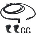 Windshield Washer Nozzle And Jet Hose Kit Replace Bc3z-17603-a Bc3z-17k605-b Fit For 2012-2016 F-ord F250 F350 F450 F550 Super