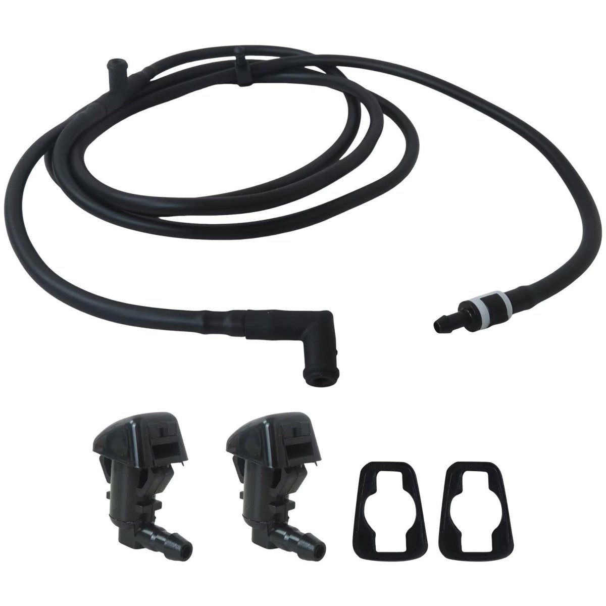 Windshield Washer Nozzle And Jet Hose Kit Replace Bc3z-17603-a Bc3z-17k605-b Fit For 2012-2016 F-ord F250 F350 F450 F550 Super