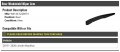 Rear Windshield Wiper Arm Compatible With 2019-2020 Lincoln Nautilus