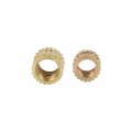 Uxcell Knurl Thread Insert Nuts M4 M5 Metric Female Brass Knurled Round Threaded Embedment Pack Of 400
