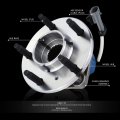 Factory Style Front Rear Wheel Bearing Hub Assembly With Abs Sensor Cable And Plug Compatible Buick Cadillac Chevy Oldsmobile