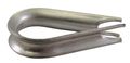 Loos Cableware An100-c4 Stainless Steel Thimble For 3 32 And 1 8 Diameter Wire Rope 10 Piece 