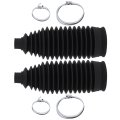 2-piece Rack And Pinion Tie Rod Boots For 2005-2018 Toyota Avalon 2002-2016 Camry 2009-2013 Corolla 2004-2007 Highlander