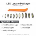 10pcs Led Interior Lights Bulb Kit For Skoda Karoq Nu7 2017 2108 2019 2020 2021 2022-up Dome Footwell Trunk Super Bright 6000k