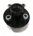 The Rop Shop New Trailer Axle Kit Assembly W 4 On Bolt Idler Hub 1 Round Bt8 Spindle