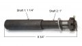The Rop Shop New Trailer Axle Kit Assembly W 4 On Bolt Idler Hub 1 Round Bt8 Spindle