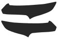 Precut Vinyl Tint Cover For 2011-2015 Ford Explorer Headlights Turn Signal Only 20 Dark Smoke 