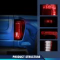 Right Tail Light Assembly For Gmc Sierra 2019 2023 Red Lens Rear Lamp Factory Full Led Models Fit 1500 2500hd 3500hd Passenger