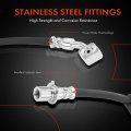 A-premium Front Passenger Brake Hydraulic Hose Compatible With Select Cadillac Models Cts 2014-2017 Ats 2013-2017