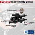Coolant Thermostat And Housing Replacement Assembly By Aa Ignition Compatible With Chrysler Dodge 2 4l 200 Sebring Avenger