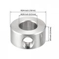 Uxcell Drill Stop 3 8 I D Stainless Steel For Set Screws Chuck Woodworking Bits Depth Holder 2pcs