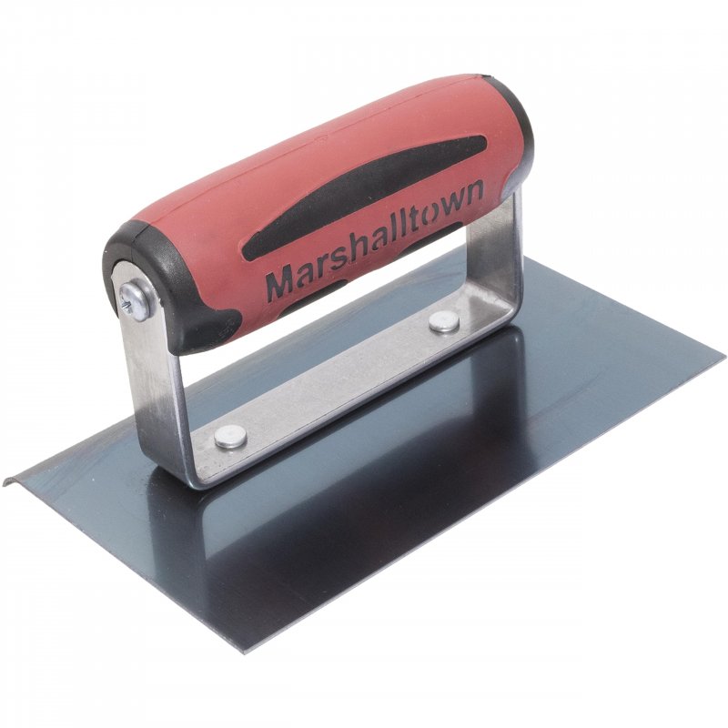 Marshalltown Curved Or Straight End Hand Edgers 152mm Length 102mm Width Blue Steel Blade 16mm Lip 13mm Radius Type 159bd