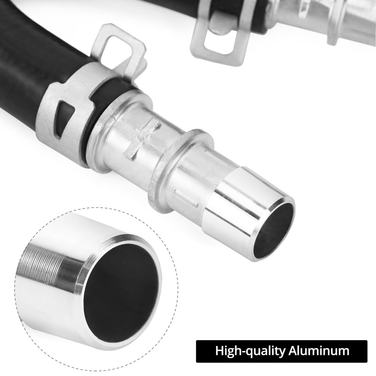 Aluminum Engine Heater Core Bypass Kit With Interchangeable 5 8 And 3 4 In Hose Fittings Direct Replacement For Quick