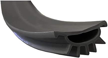 Black Vinyl Weatherseal For Pemko Bottom Door Shoes 48