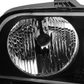 Fo2503215 Oe Style Passenger Right Side Black Housing Headlight Lamp Compatible With Ford Mustang 05-09