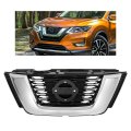 Front Upper Grille For 2017-2020 Nissan Rogue 623106fl0b Ni1200281 Bumper Radiator Hood Grill Assembly Chrome Black Silvery