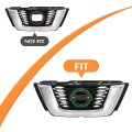 Front Upper Grille For 2017-2020 Nissan Rogue 623106fl0b Ni1200281 Bumper Radiator Hood Grill Assembly Chrome Black Silvery