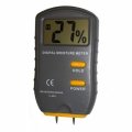 Hqrp 2-pin Wood Firewood Moisture Meter Hq-2g Wall Damp And Home Inspection Tool Plus Coaster