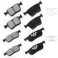 Front And Rear Disc Brake Pad Set D1838 D1821 For Jaguar E Pace F Xe Xf Land Rover Discovery Sport Range Evoque Velar With 