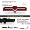 Full Led Rear Bumper Center Backup Reverse Brake Light Tail Running Fog Lamp Assembly Replacement For 2013-2020 Subaru Brz