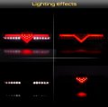 Full Led Rear Bumper Center Backup Reverse Brake Light Tail Running Fog Lamp Assembly Replacement For 2013-2020 Subaru Brz