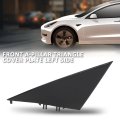 Front A Pillar Triangular Cover Plate Left Gloss Black For Tesla Model 3 2017 To 2023 Replaces 00 E 1130655-00-e