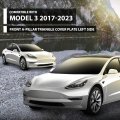 Front A Pillar Triangular Cover Plate Left Gloss Black For Tesla Model 3 2017 To 2023 Replaces 00 E 1130655-00-e