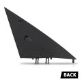 Front A-pillar Triangular Cover Plate Left For Tesla Model 3 2017-2023 00 E 1130655-00-e Gloss Black