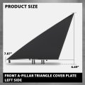 Front A-pillar Triangular Cover Plate Left For Tesla Model 3 2017-2023 00 E 1130655-00-e Gloss Black