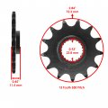 Caltric Non O-ring Drive Chain And Sprockets Kit Compatible With Polaris Scrambler 400 4x4 1996 1997 1998 1999