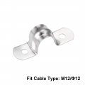 Uxcell U Shaped Conduit Clamp Saddle Strap Tube Pipe Clip Stainless Steel M12 10pcs