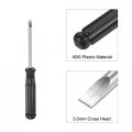 Uxcell Mini Slotted Screwdriver 3 0mm Flat Head With Black Handle For Small Appliances 10 Pcs