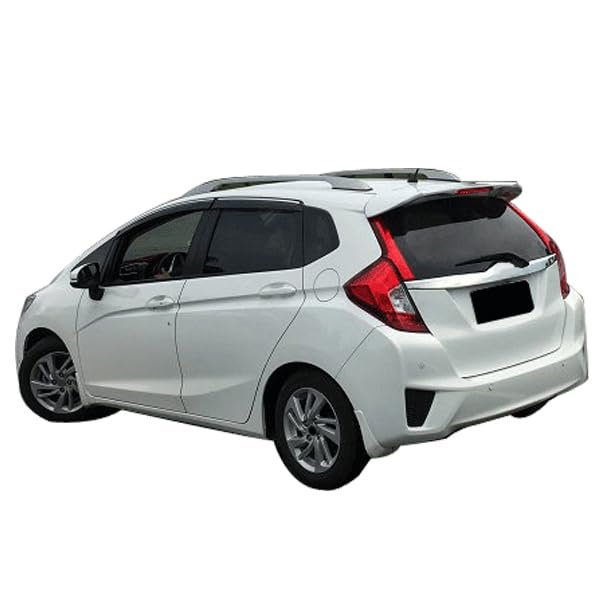 Roof Spoiler For 2015-2018 Honda Fit Rs Style Abs Matte Black Rear Wind Wing Brake Light By Ikon Motorsports 2016 2017