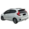 Roof Spoiler For 2015-2018 Honda Fit Rs Style Abs Matte Black Rear Wind Wing Brake Light By Ikon Motorsports 2016 2017
